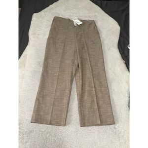 New Alfred Dunner Tres Chic Tan Pants Size 14P Proportional Short Trouser